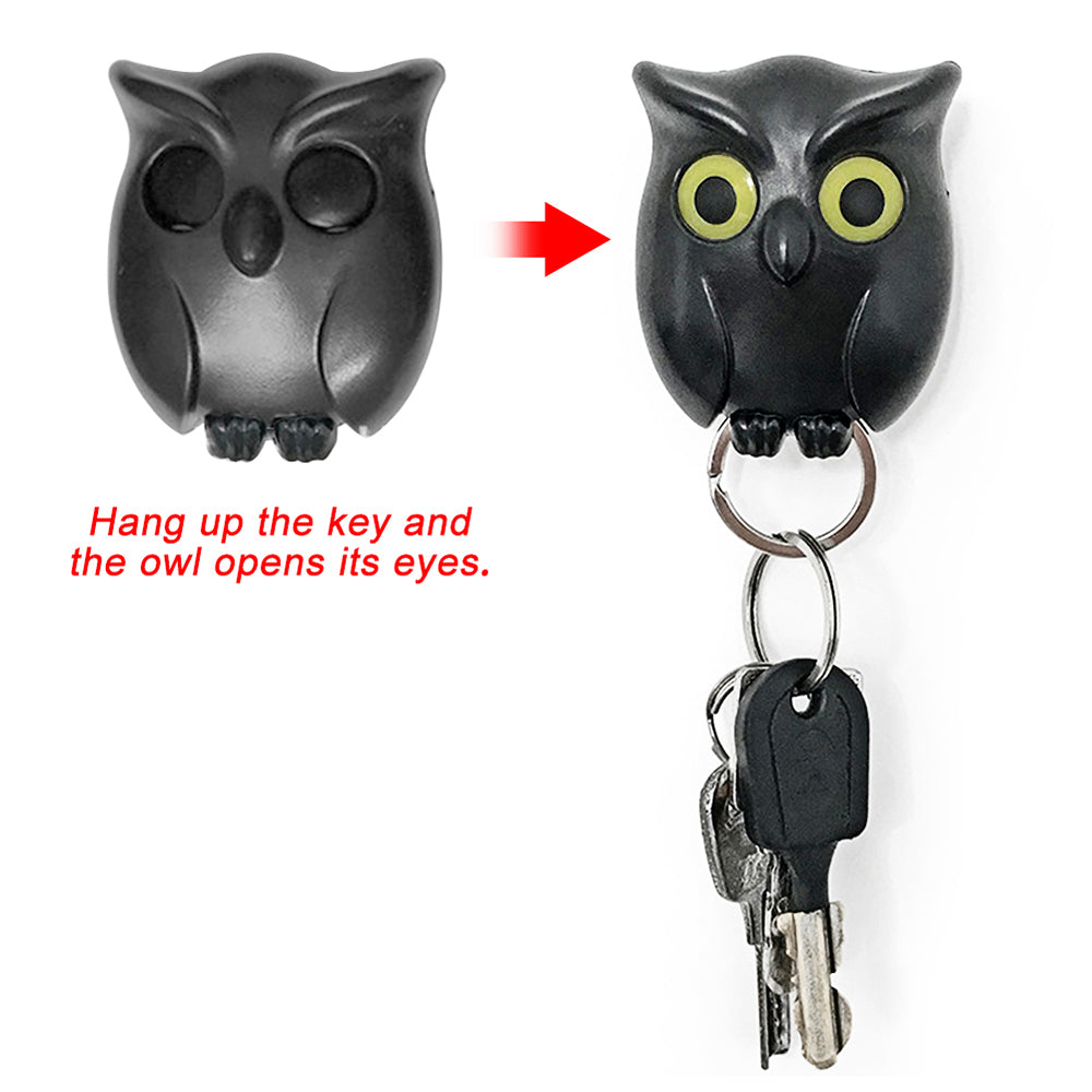 Creative Owl-Shaped Key Hooks