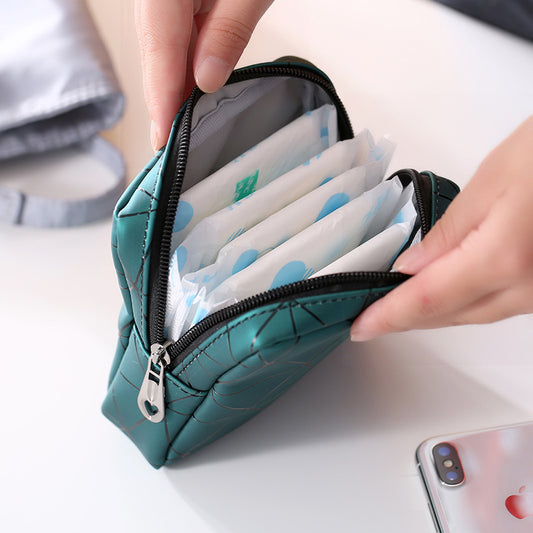 Portable Sanitary Napkin Storage Bag Girls Menstrual Period Sanitary Napkin Small Bag Large Capacity Small Carry Bag