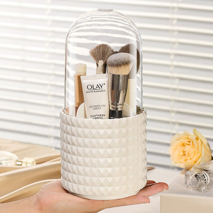 Rotary brush cartridge Acrylic dustproof brush cartridge 360 rotary table cosmetic storage box