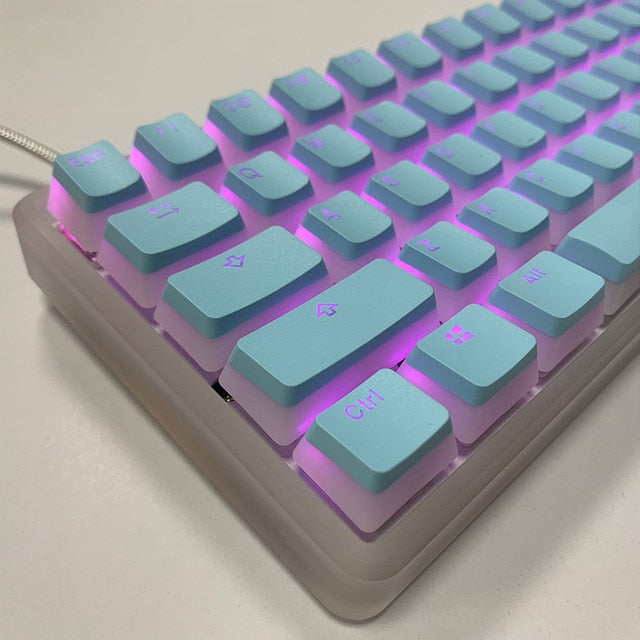 Pudding Keycaps PBT Doubleshot OEM for Mechanical Keyboards