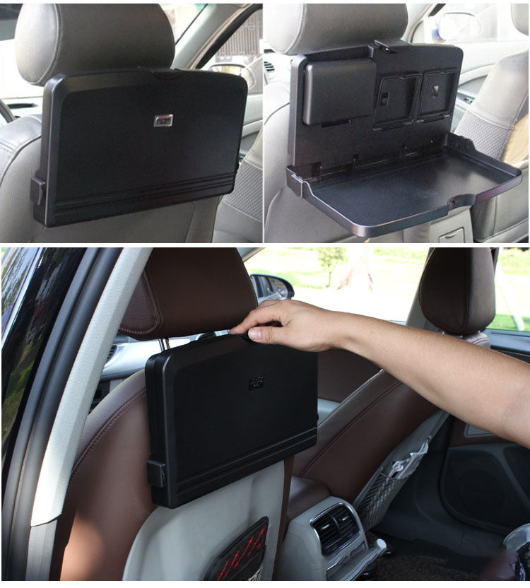 Car Dining Tray Chair Back Storage