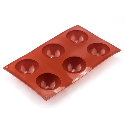 Hemispherical chocolate silicone mold