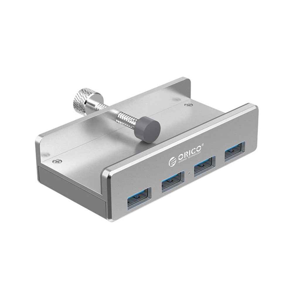 USB Hub USB 3.0 HUB Charging Hub Professional Clip Design Aluminum Alloy 4 Ports Portable Size Travel Station