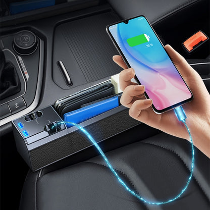 Fast Charging Car Seat Crevice Storage Box Seat