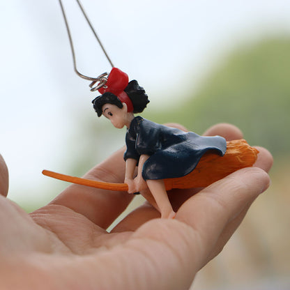 Car Pendant Broom Witch KiKi