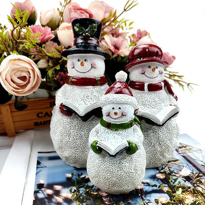 Christmas Snowman Resin Ornament