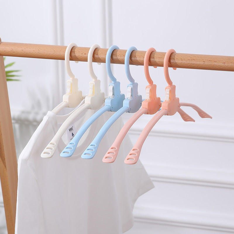 Clothes Support Non-Slip Magic Plastic Foldable Clothes Hanger