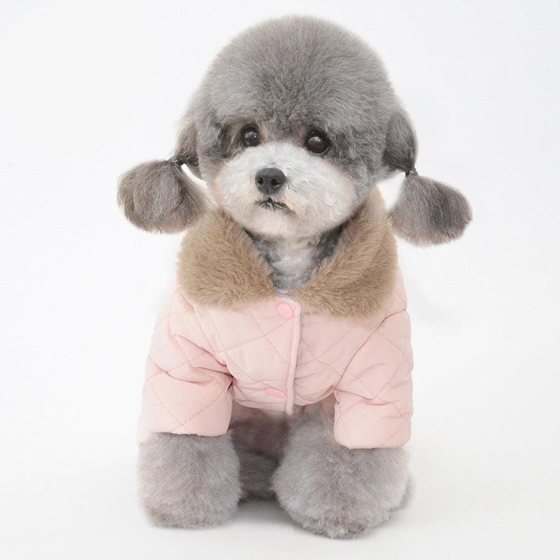 Winter New Pet Cotton Coat Dog Cotton Coat Dog Clothes Pet Clothes Dog Clothes Teddy Clothes