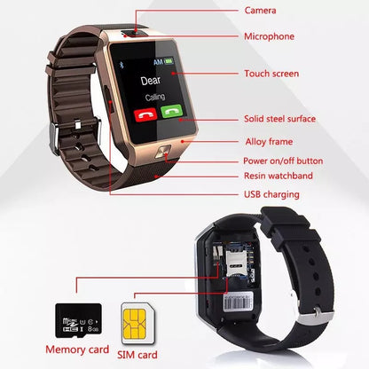 DZ09 Smart Watch Bluetooth Children's Phone Watch Touch Screen