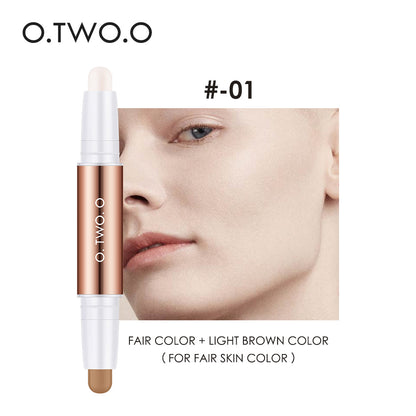 Radiant Modeling Face Light Shadow Double Head Repair Stick Clavicle Shadow Pen Face Three-Dimensional Highlight Concealer SC030