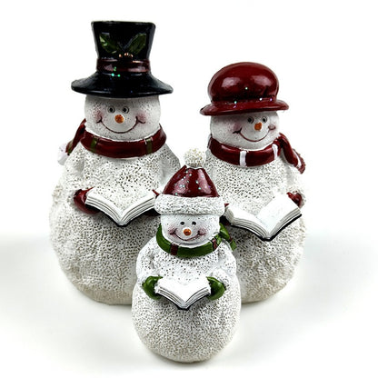 Christmas Snowman Resin Ornament