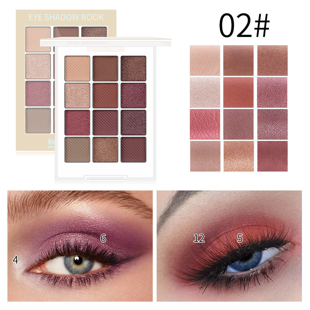 Romantic Beauty Makeup For Eye Ins Hot Sale Eye Shadow Disk 12 Color Eye Shadow