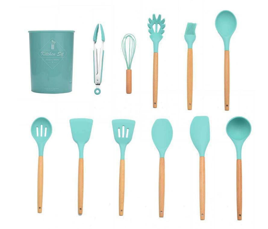 Cooking Tools Set Premium Silicone Kitchen Cooking Utensils Set