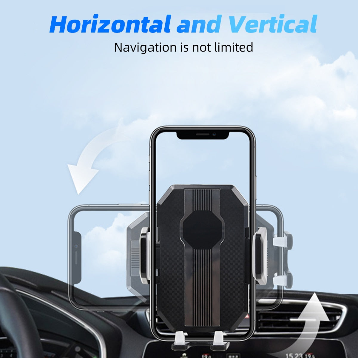 Universal Large Truck Extended Suction Cup Type Car Holder Fixed Shockproof Mobile Phone Stand Big Joint GPS Navigation Holder