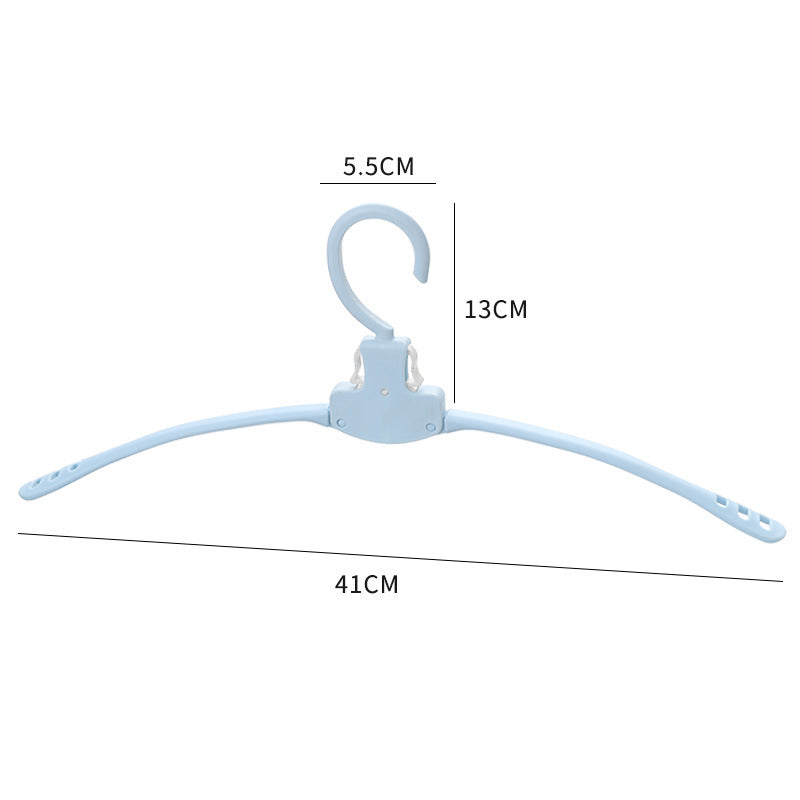 Clothes Support Non-Slip Magic Plastic Foldable Clothes Hanger