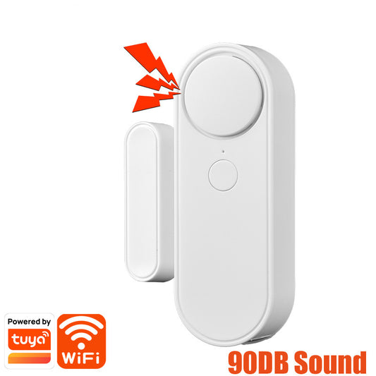 Smart Life Tuya Wifi Window Detector Door Open Close Sensor Security Contact Wifi Smart Door Sensor