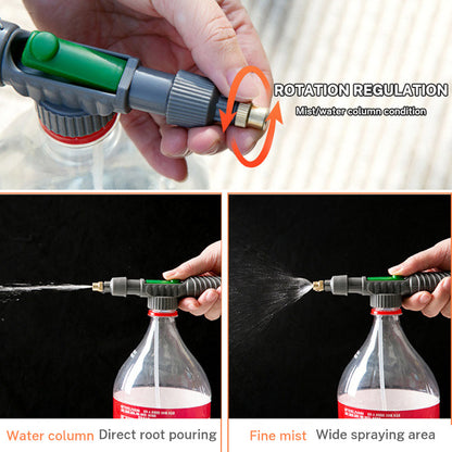 Adjustable Beverage Bottle Spray Watering Nozzle Watering Can