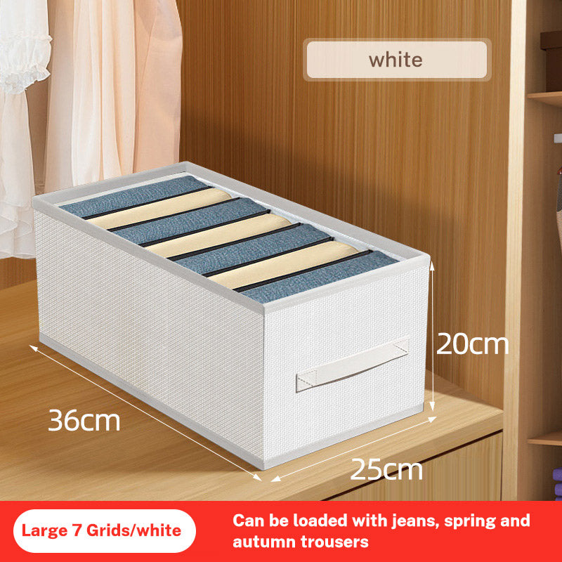 Closets Clothes Organizer Pants Jeans Storage Box