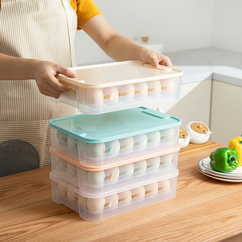 Can Be Stacked With Lid Egg Storage Box