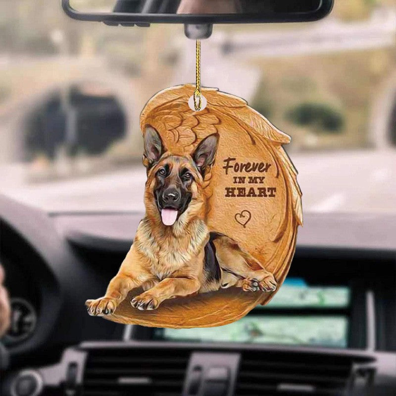 Acrylic Dog Hanging Decorations Car Accessories