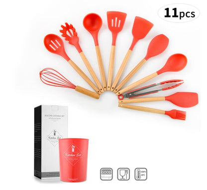 Cooking Tools Set Premium Silicone Kitchen Cooking Utensils Set