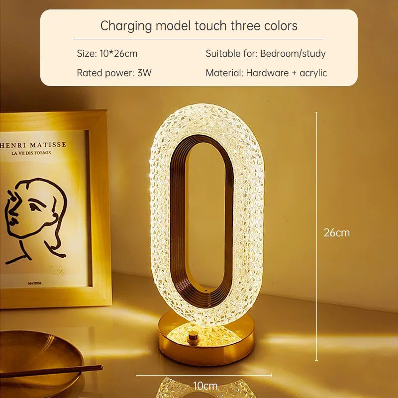 Creative Gift Star Moon Night Light Charging Touch 3 Color