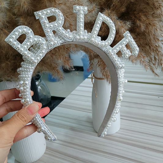 Bride to be crown Bach Bachelorette hen Party Bridal Shower