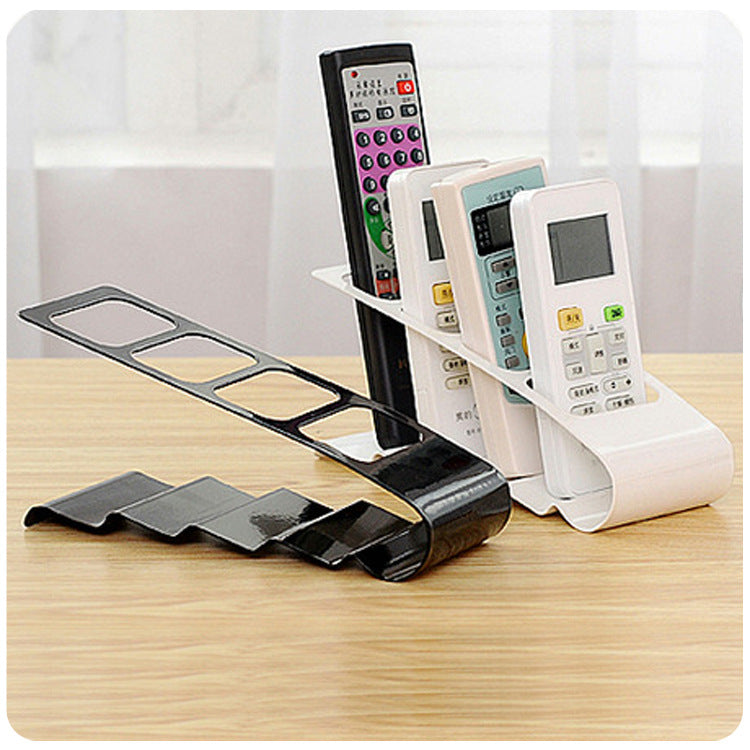 Iron Four Grid Remote Control Storage Rack Home Desktop