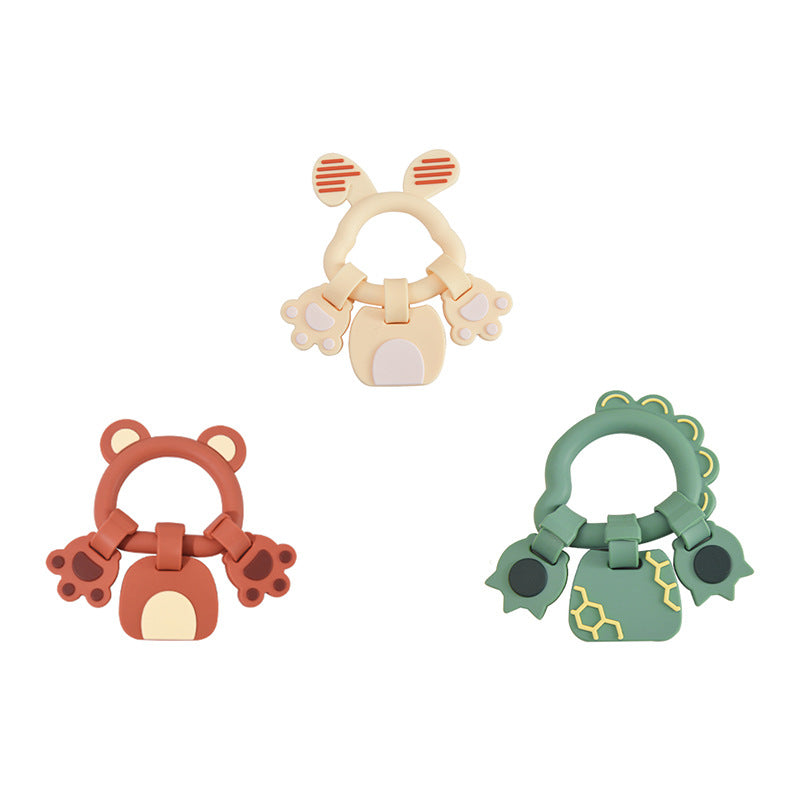 Baby Gloves Teething Rubber Silicone Baby