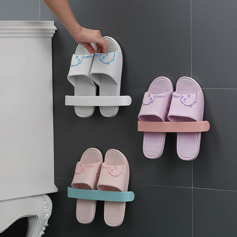 Bathroom Slippers Rack Wall-Mounted Wall-Mounted Toilet Shoe