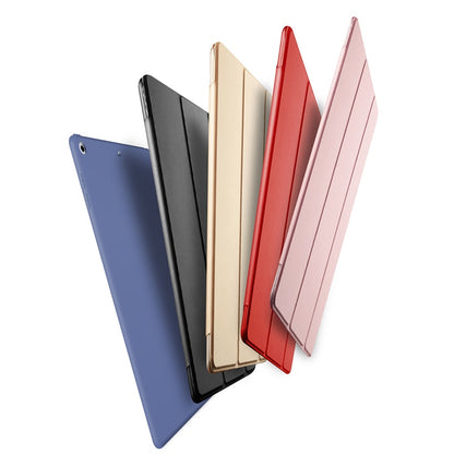 Case for New iPad 9.7 inch 2017 2018 Soft silicone bottom+PU Leather Smart Cover Auto Sleep