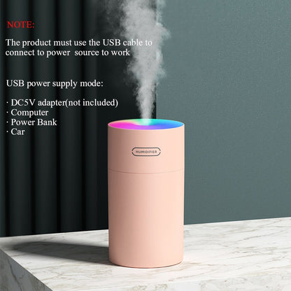 USB air Humidifier Colorful Cup Mini Aroma Water Diffuser LED Light Ultrasonic Cool Mist Maker Fogger Car Aroma Humidificador