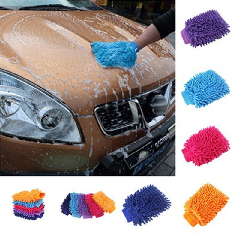 Ultrafine Fiber Chenille Microfiber Car Wash Glove