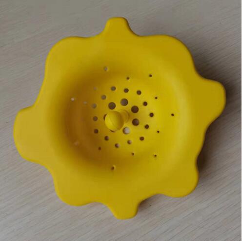 Silicone Floor Drain Bathroom Floor Drain Hair Hair Filter Sewer Drain Sink Floor Drain Cover