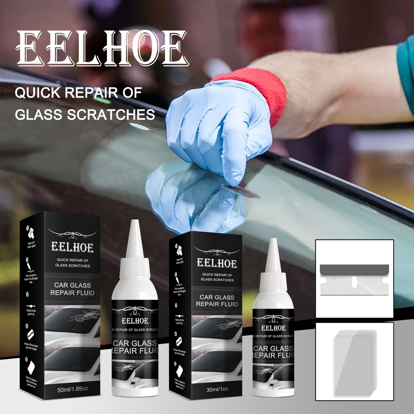 EELHOE Auto Glass Repair Glue