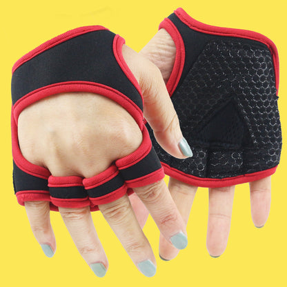 Custom logo High Quality Men Women Non-slip Workout Weight Lifting Gloves