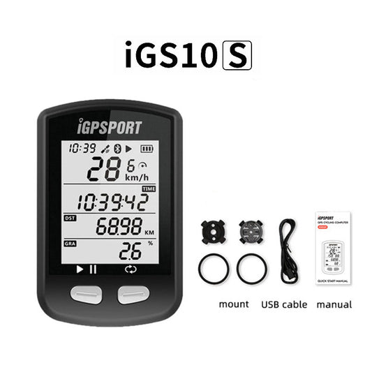 iGPSPORT iGS10S Stopwatch GPS Bicycle Computer ANT+ Heart Rate Cadence