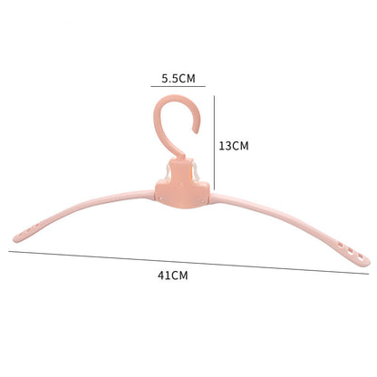 Clothes Support Non-Slip Magic Plastic Foldable Clothes Hanger