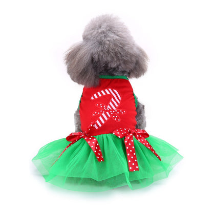 Santa Claus Dog Clothes Halloween Pet Clothes Pumpkin Dresses Wizarding Clothes