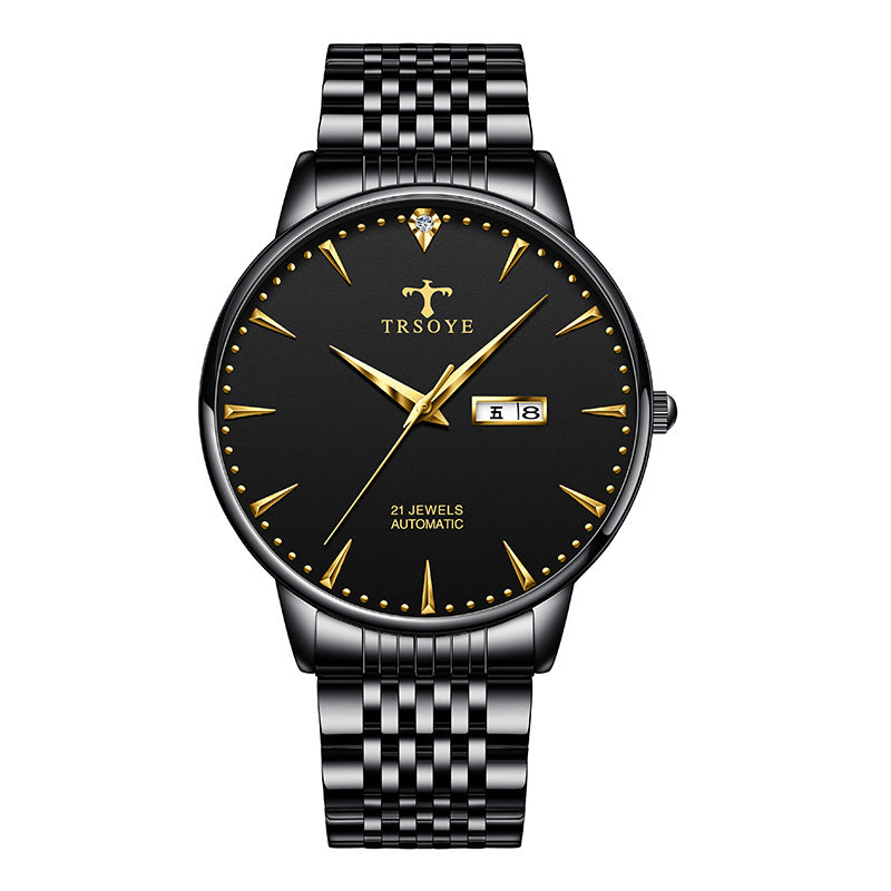 Fashion Waterproof Automatic Hollow Mechanical Watch