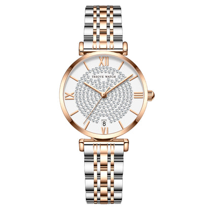 Starry Women's Diamond Waterproof Quartz Watch