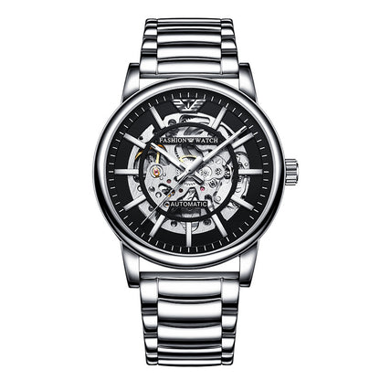 Hollowed Fashion Sports Waterproof Luminous Men's Mechanical Watch