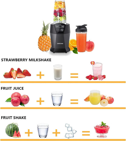 Lecker Blender with 1200-Peak-Watts