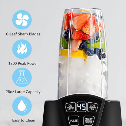 Lecker Blender with 1200-Peak-Watts