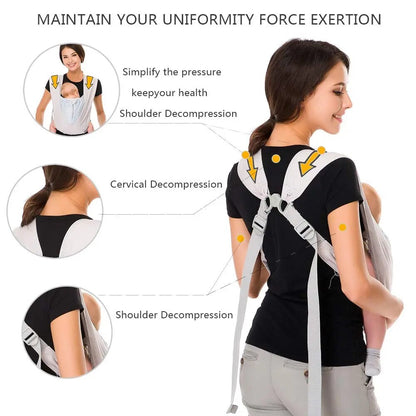 Baby Carrier Natural Cotton Ergonomic Baby Carrier