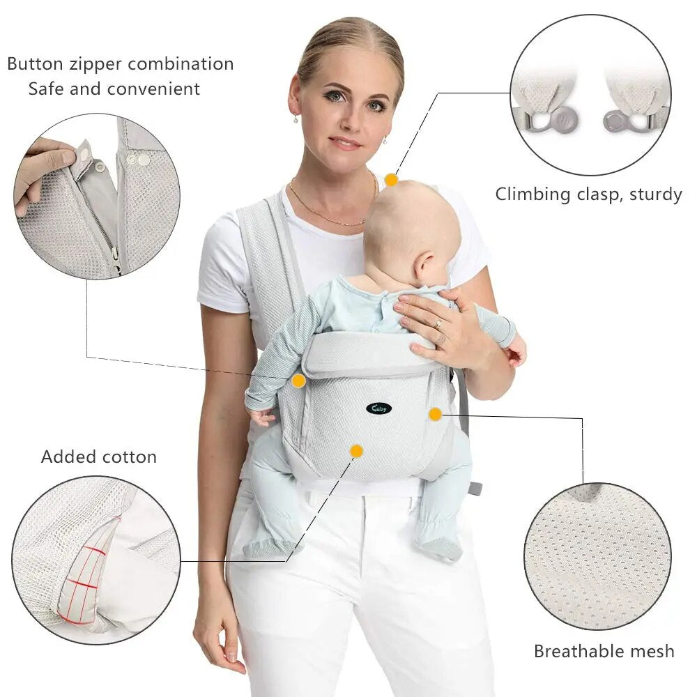 Baby Carrier Natural Cotton Ergonomic Baby Carrier