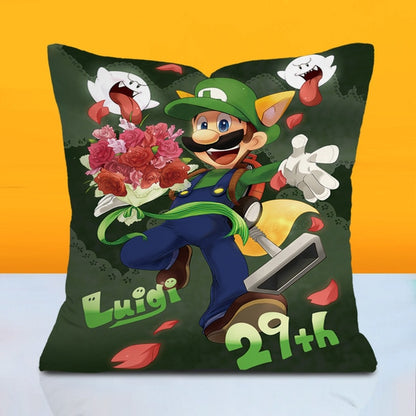 Super Mario Bros Pillow with Cover