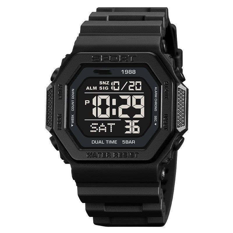 Outdoor Electronic Watch Men's Multifunctional Waterproof Watch