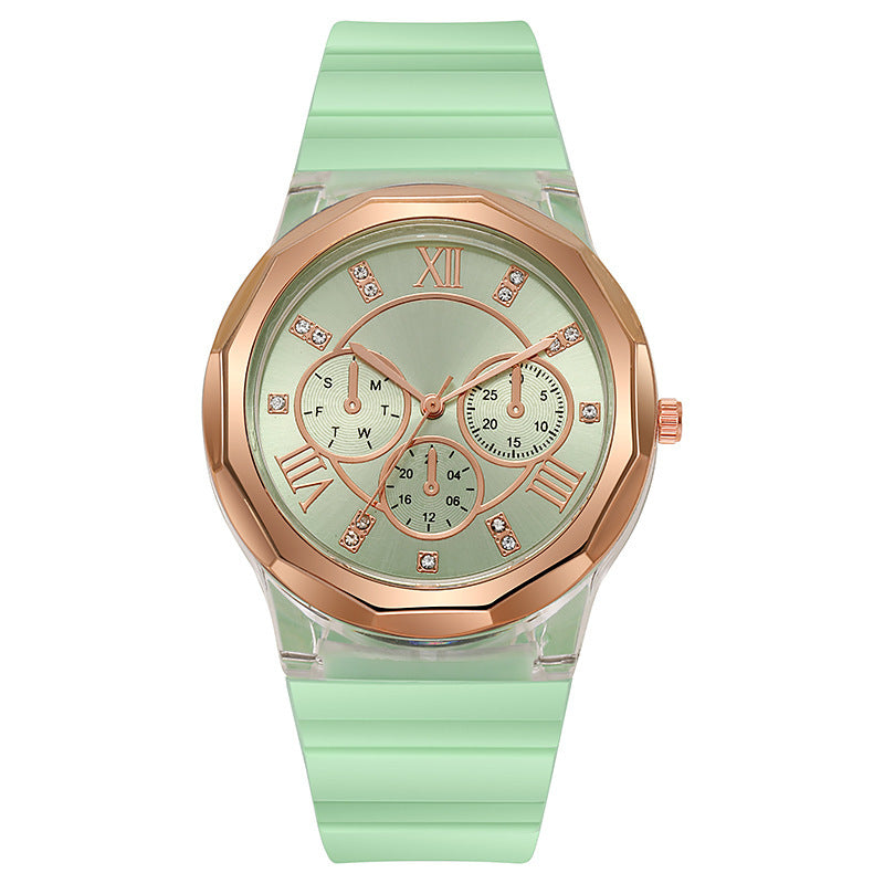 Makaron Ins Women's Fashion Silicone Watch