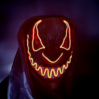 Halloween Clubbing Light Up LED Mask